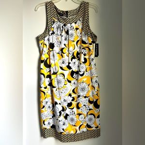 Kim Rogers Sleeveless Floral print Dress NWT
